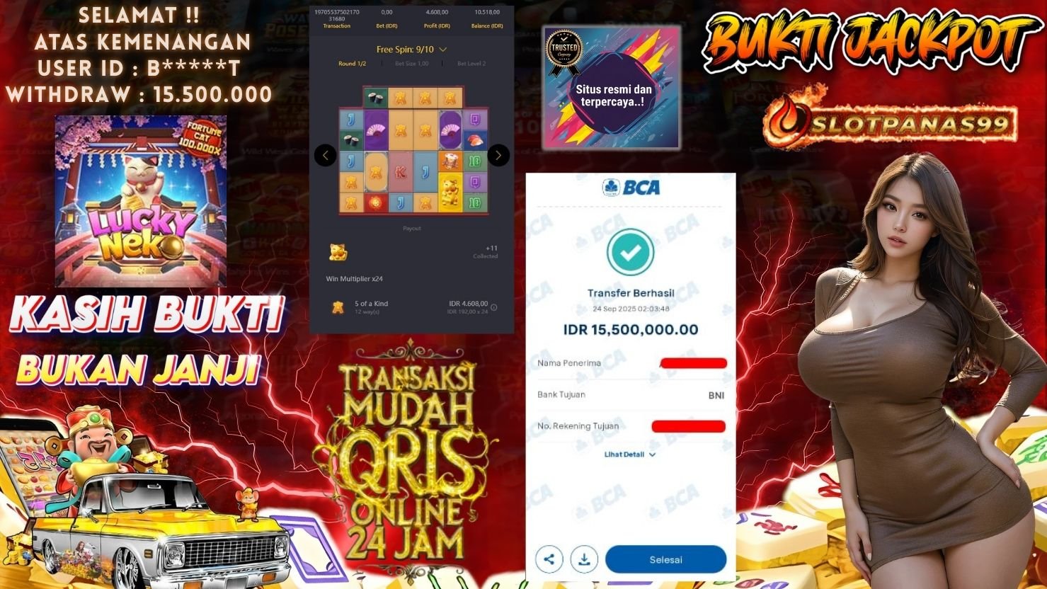 SLOTPANAS99 JACKPOT SLOT LUCKY NEKO